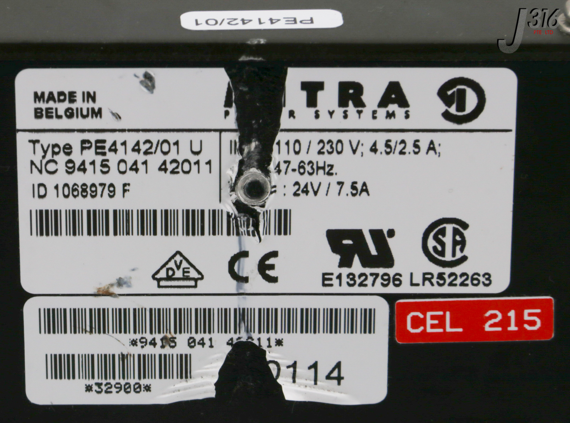 30921 MITRA POWER SYSTEM POWER SUPPLY, NC 9415 041 42011 PE4142/01